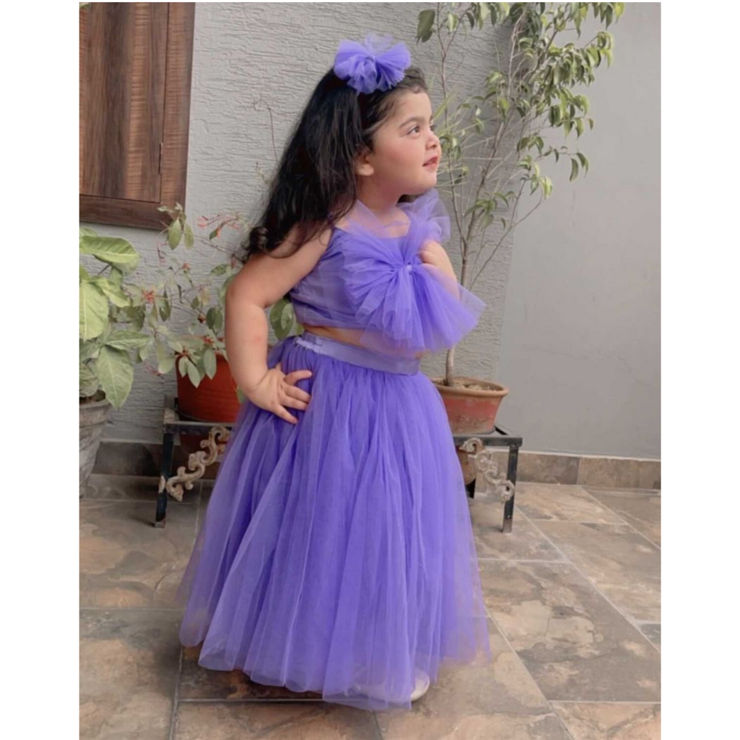 Lilac Love- Skirt & Crop Top Set
