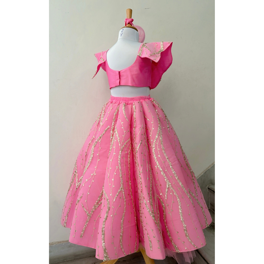 Camellia Skirt & Crop Top Set