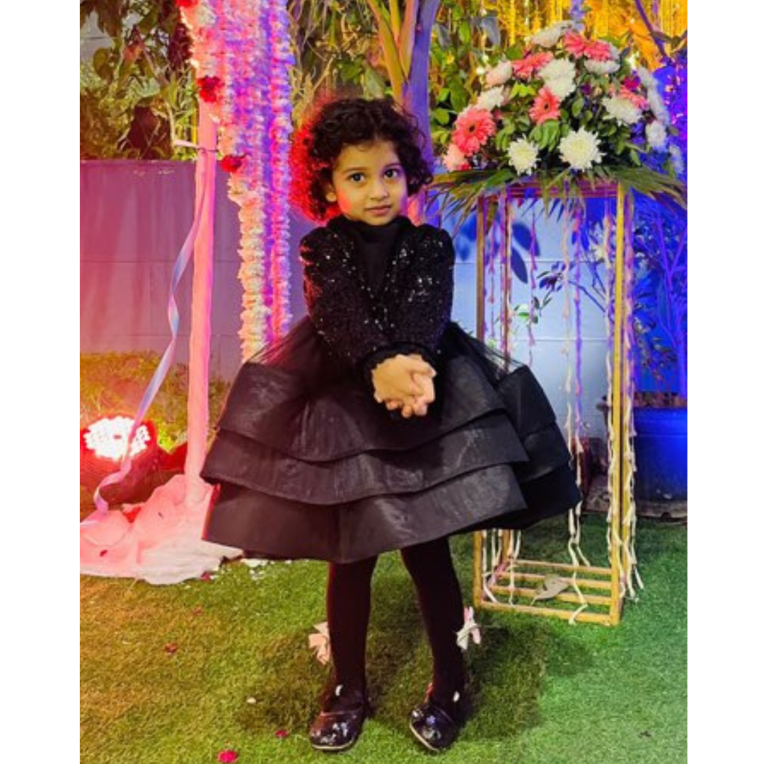 The Midnight Black Sequin Dress