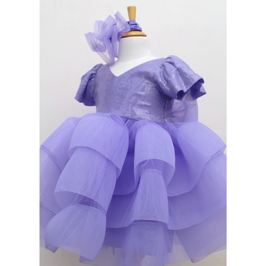 All That Glitters Dress- Lilac