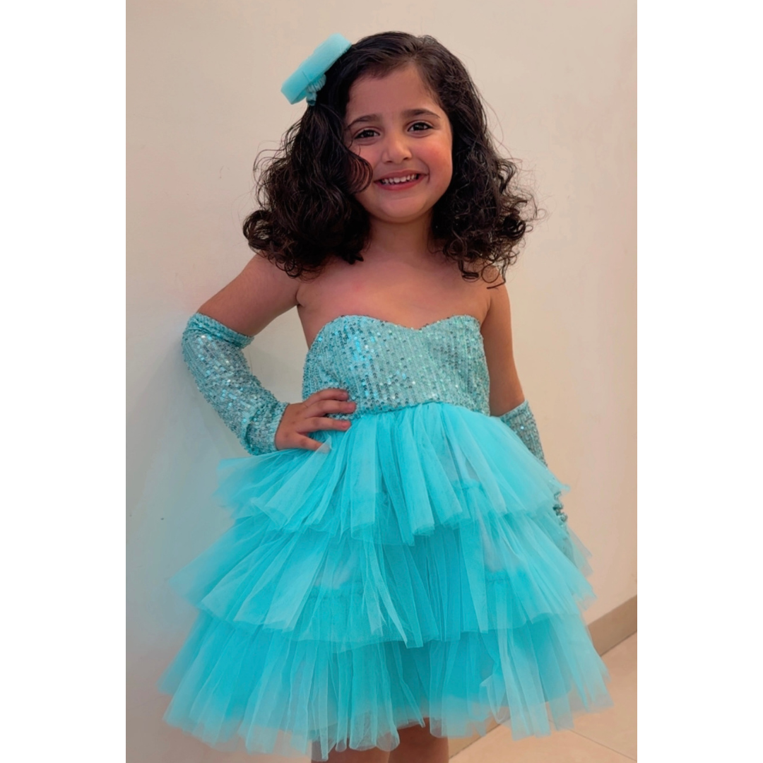 The Ice Blossom Dress