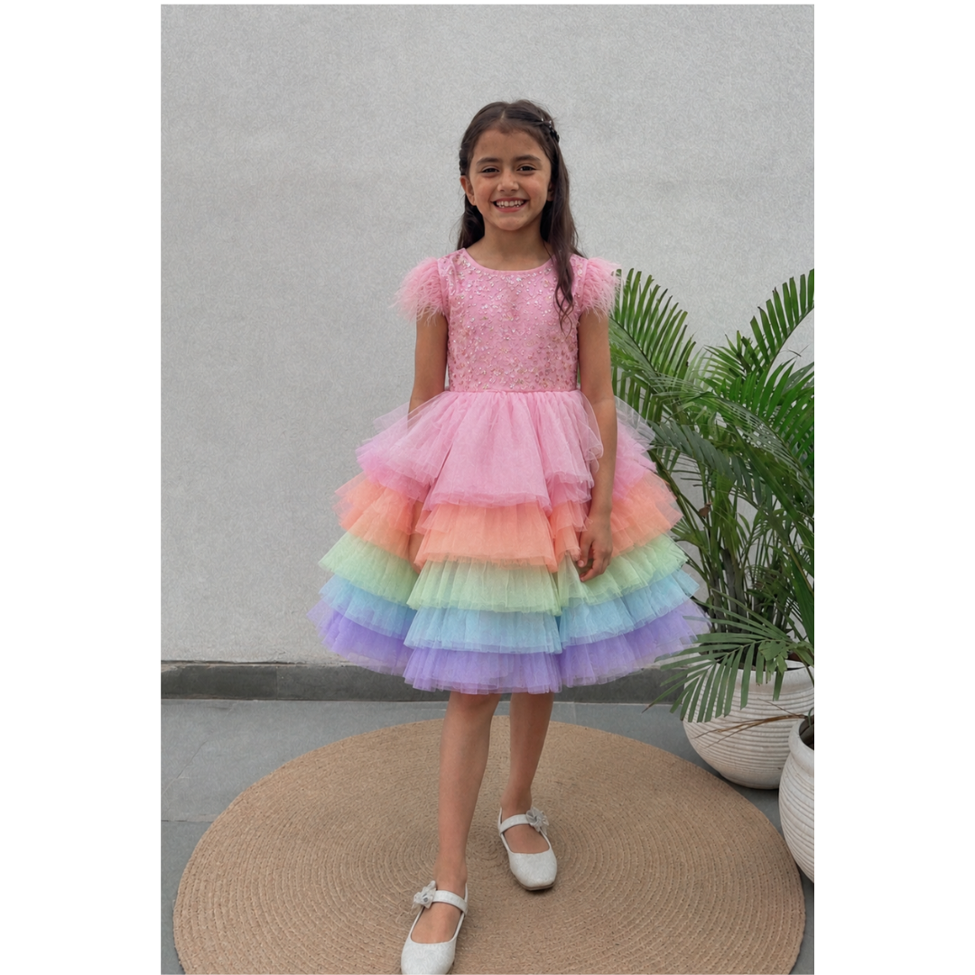 Rainbow Whimsy Dress