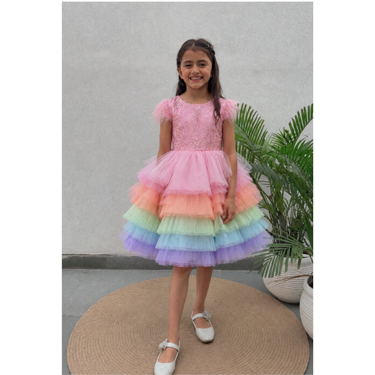 Rainbow Whimsy Dress