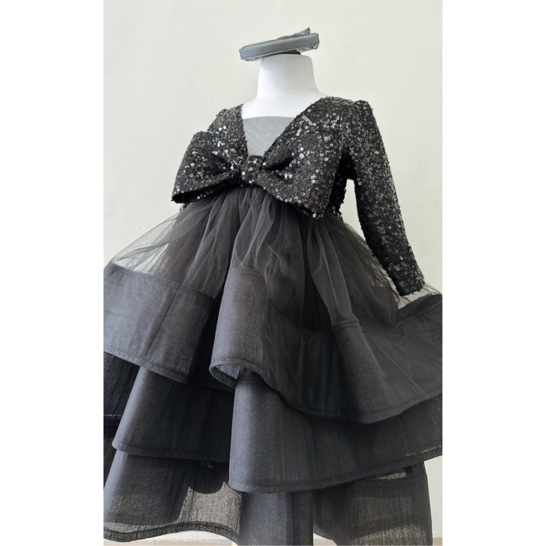 The Midnight Black Sequin Dress