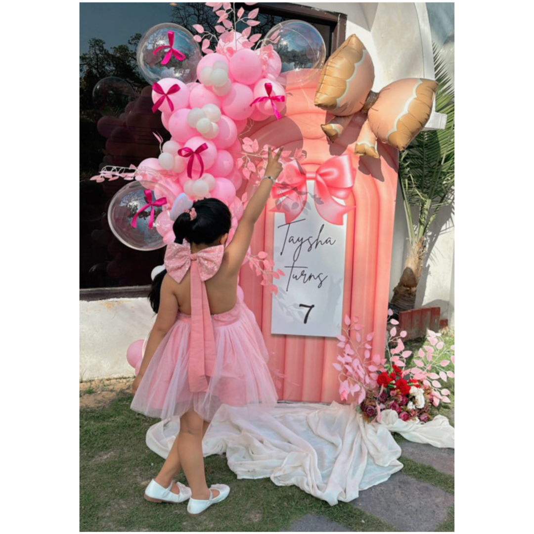 The 'Lemonade Pink' Halter Dress